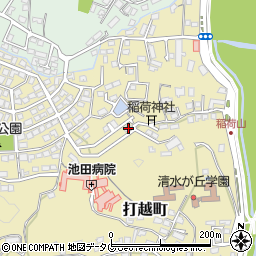 熊本県熊本市北区打越町37-40周辺の地図