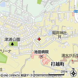 熊本県熊本市北区打越町37-8周辺の地図