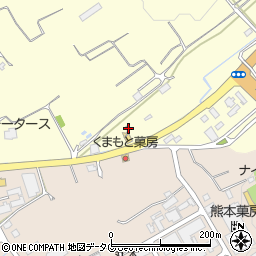 熊本県熊本市東区小山町1990周辺の地図