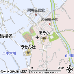 長崎県雲仙市吾妻町栗林名427周辺の地図