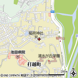熊本県熊本市北区打越町39周辺の地図