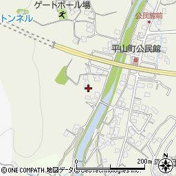 長崎県諫早市平山町584周辺の地図