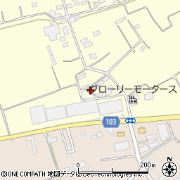 熊本県熊本市東区小山町1917周辺の地図