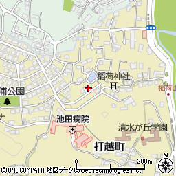 熊本県熊本市北区打越町37-24周辺の地図