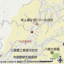 長崎県西彼杵郡長与町丸田郷351周辺の地図