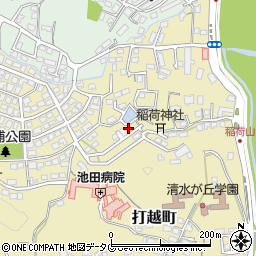 熊本県熊本市北区打越町37-23周辺の地図