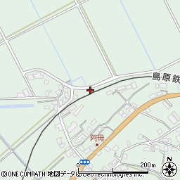 長崎県雲仙市吾妻町阿母名3219周辺の地図