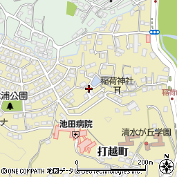 熊本県熊本市北区打越町37-25周辺の地図