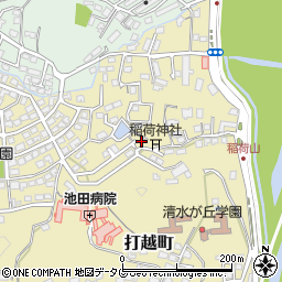 熊本県熊本市北区打越町37-20周辺の地図