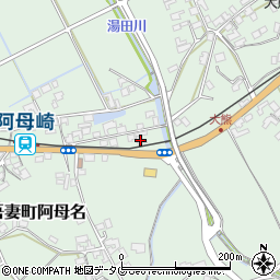 長崎県雲仙市吾妻町阿母名690周辺の地図