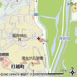 熊本県熊本市北区打越町39-30周辺の地図