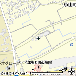 熊本県熊本市東区小山町1739-2周辺の地図