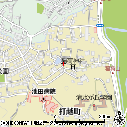 熊本県熊本市北区打越町37-21周辺の地図