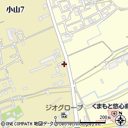 レントリー熊本株式会社周辺の地図