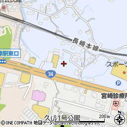 長崎トヨペットユーカーランド久山周辺の地図