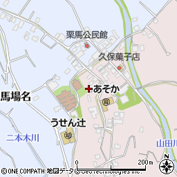 長崎県雲仙市吾妻町栗林名431周辺の地図