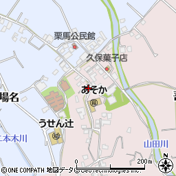 長崎県雲仙市吾妻町栗林名433周辺の地図