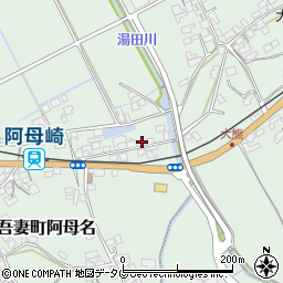 長崎県雲仙市吾妻町阿母名693周辺の地図