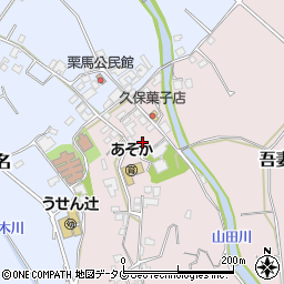 長崎県雲仙市吾妻町栗林名272周辺の地図