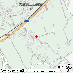 長崎県雲仙市吾妻町阿母名266周辺の地図