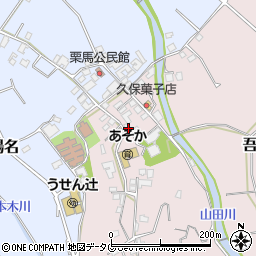 長崎県雲仙市吾妻町栗林名273周辺の地図
