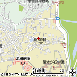 熊本県熊本市北区打越町40-3周辺の地図