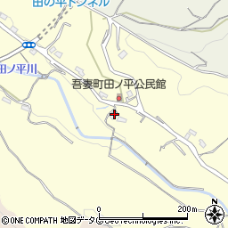 長崎県雲仙市吾妻町田之平名948周辺の地図