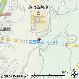 長崎県諫早市栗面町398周辺の地図