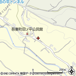 長崎県雲仙市吾妻町田之平名977周辺の地図