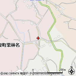 長崎県雲仙市吾妻町栗林名92周辺の地図