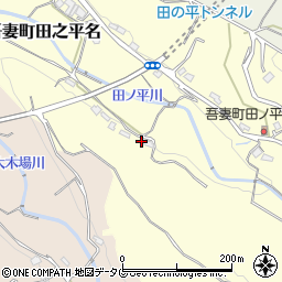 長崎県雲仙市吾妻町田之平名1222周辺の地図