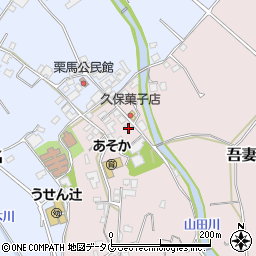 長崎県雲仙市吾妻町栗林名275周辺の地図