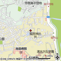 熊本県熊本市北区打越町41-13周辺の地図