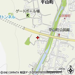 長崎県諫早市平山町574周辺の地図