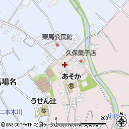 長崎県雲仙市吾妻町栗林名266周辺の地図