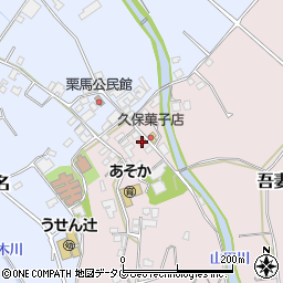長崎県雲仙市吾妻町栗林名267周辺の地図