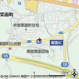長崎県諫早市栗面町764周辺の地図