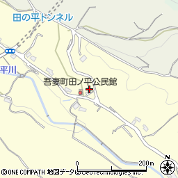 長崎県雲仙市吾妻町田之平名920周辺の地図