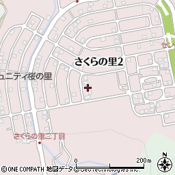 長崎県長崎市さくらの里2丁目19-17周辺の地図