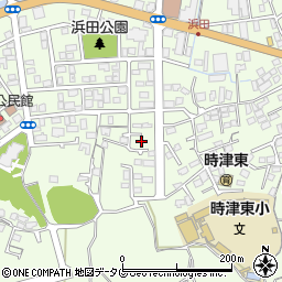 長崎県西彼杵郡時津町浜田郷周辺の地図
