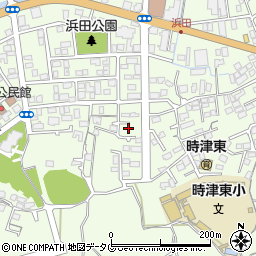 長崎県時津町（西彼杵郡）浜田郷周辺の地図