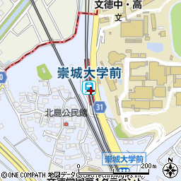 熊本県熊本市西区周辺の地図