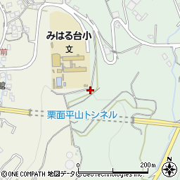 長崎県諫早市栗面町413周辺の地図