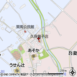 長崎県雲仙市吾妻町栗林名256周辺の地図