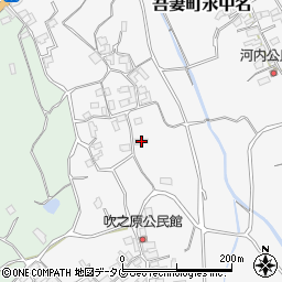 長崎県雲仙市吾妻町永中名734周辺の地図