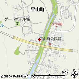 長崎県諫早市平山町569周辺の地図