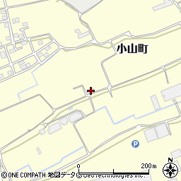 熊本県熊本市東区小山町1716-1周辺の地図