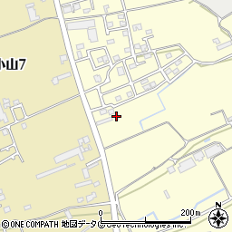 熊本県熊本市東区小山町1674-4周辺の地図