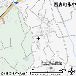 長崎県雲仙市吾妻町永中名835周辺の地図
