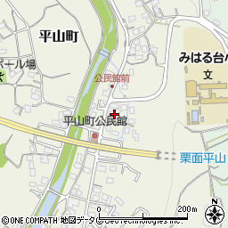 長崎県諫早市平山町239周辺の地図